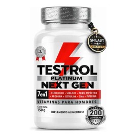 Next Gen Platinum 7 En 1 | Rendimiento | 200 Caps | Testrol Sin Sabor