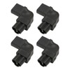 IEC320 C6 to C13 Power Adapter 90 Degree 2.5A‑10A 250V