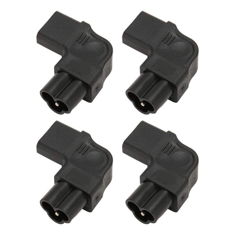 IEC320 C6 to C13 Power Adapter 90 Degree 2.5A‑10A 250V