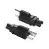JSADZKJ IEC320 C5 to NEMA 5-15P Connector Socket Plug NEMA