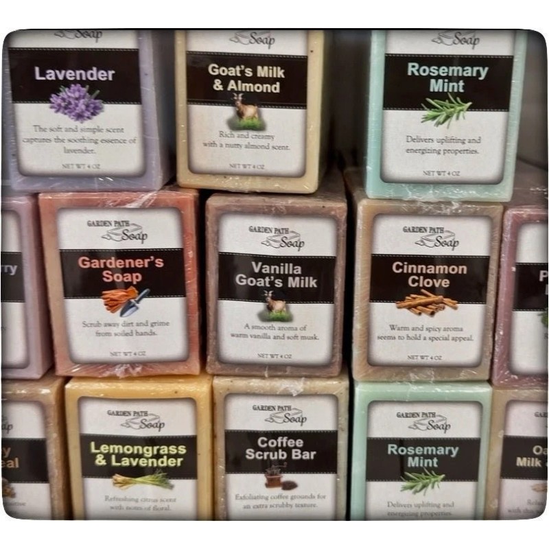 Garden Path Soap SIMPLY SOAP - Amish Handcrafted Unscented, Gentle