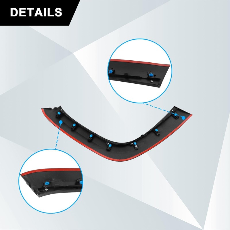 Sekeseauto Fender Flare Trim Molding Wheel Arch Front Driver Compatible
