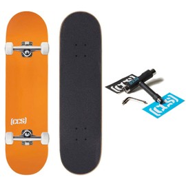 [CCS] Logo Skateboard Complete - Orange - 8.25"