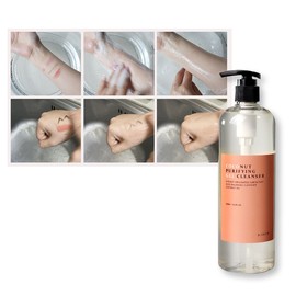 Chamos Coconut oil color makeup gel cleansing pore sebum removal hypoallergenic slightly acidic mild large-capacity cleansing gel / 코코넛오일 색조화장 젤클렌징 모공 피지 제거 저자극 미산성 약산성 순한 대용량 클렌징젤