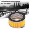 5Pcs Piston Air Compressor Filter Inner Element Inside Silencer Equipment