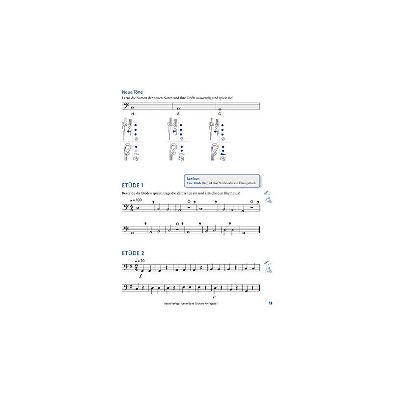 Schule für Fagott, m. Audio-CD.Bd.1