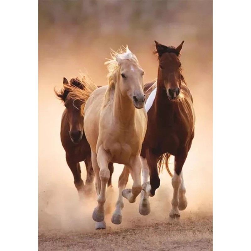 Clementoni Rompecabezas Caballos A Galope 1000 Pz Clementoni Italia