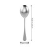 3pcs Stainless Steel Food Serving Spoons Ergonomic Handle and Safe