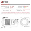 APIELE 16mm Momentary Black Push Button Switch On Off with