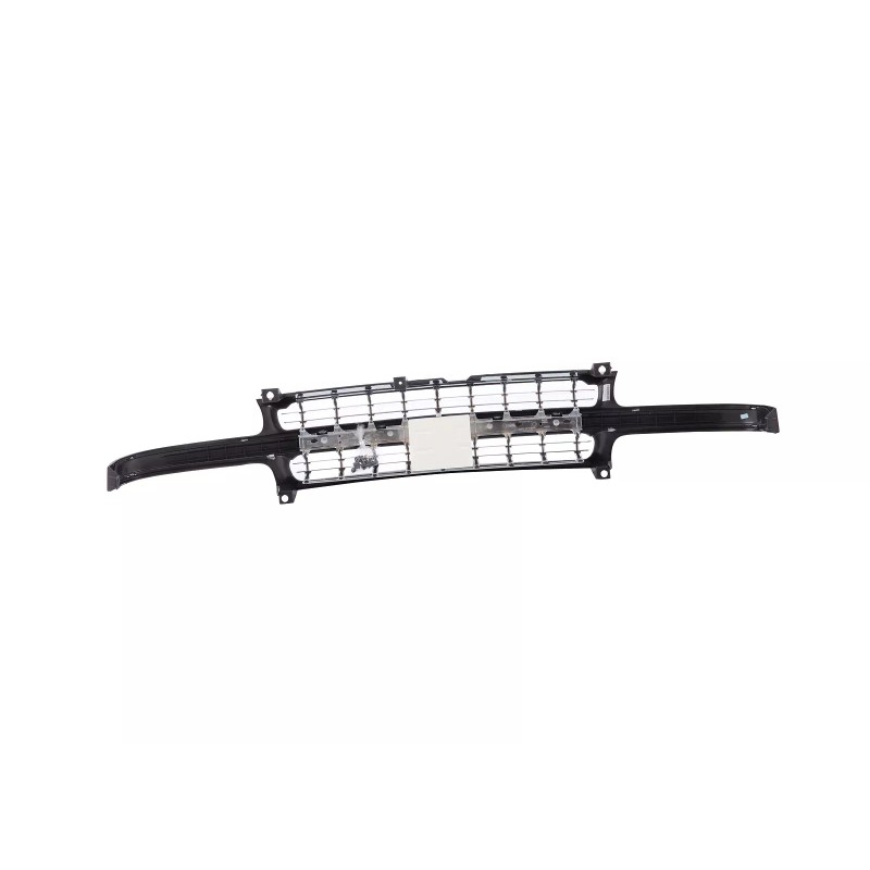 AMPLETHINK Black Grille w/Chrome Molding Trim For 99-02 Chevy Silverado