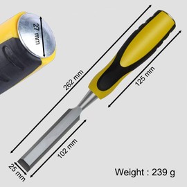 BJDSI 19mm Wood Chisel,Durability Chisel,Sharp Wood Chisels,Ergonomic Wood Chisels for Woodworking,Profession Chisels,Multi-Purpose Chisels for Woodworking.