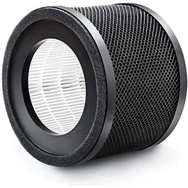 Air Purifier Filter, Air Purifier Replacement Filter, 3-in-1 True HEPA Filter Compatible with TaoTronics AP001, Black, NA-AP001