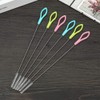 10Pcs Multicolor Metal Straw Cleaner Brush, Stainless Steel Long Cleaning