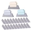 CHILDWEET Small Window Groove Cleaning Brush Set with Replacement Pads