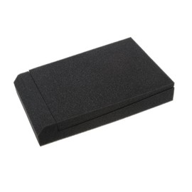 caralin 2 Pcs Sponge Studio Speaker Acoustic Isolation Foam Isolator Pads Sponge, As Pic Shows