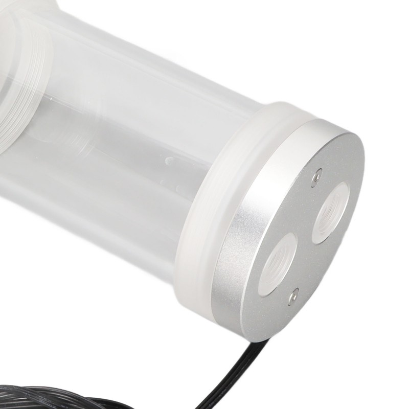 Water Cooling Tank 200ML Temperature Display RGB 160mm G1/4 Cylindrical