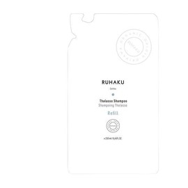 RUHAKU Thalasso Shampoo, Refill, 8.5 fl oz (250 ml), Luhaku Cosmos Organic Certified Product, Sensitive Skin