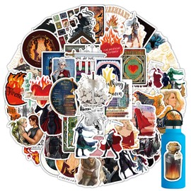 104Pcs SJM Book Stickers Acotar Merch Aesthetics StickersFantasy BookishStickers for Girls, Waterproof Vinyl Magic Novel Aesthetic Witchy for Laptops,Water Bottle,Journals,Scrapbooks