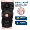 Toolzia Hinged Knee Brace with Side Stabilizers