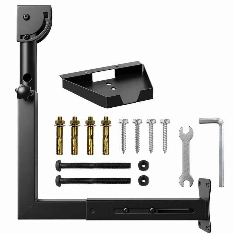Adjustable Starlink Gen 3 Wall Mount, Telescoping Metal Support Arm
