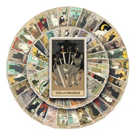 Tarot Stickers for Laptop(62 Pcs),Gift for Kids Teens Adults Girl,Tarot Waterproof Stickers for Water Bottle,Vinyl Stickers for Scrapbook,Journal,Dairy,Skateboard