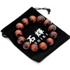 Shikui b464 Red Tiger Eye Bracelet, 0.7 inches (18 mm),
