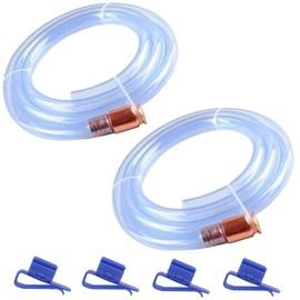 2 Pack 3/4" × 6FT Siphon Hose, Gas Siphon Hose for Gasoline/Fuel/Water Transfer, Shaker Siphon Safety Self Priming Hose