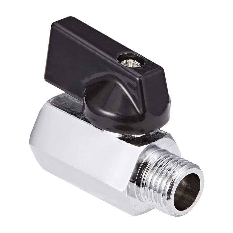 CPWUFIYD 2 Pack Brass Mini Ball Valve 1/4" NPT Female