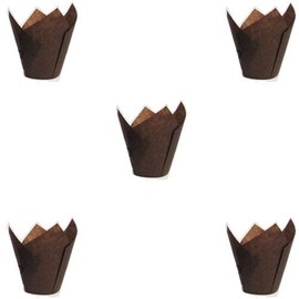 Novacart Tulip Baking Cup, Brown (195, 1-1/4" to 2-3/4" High)