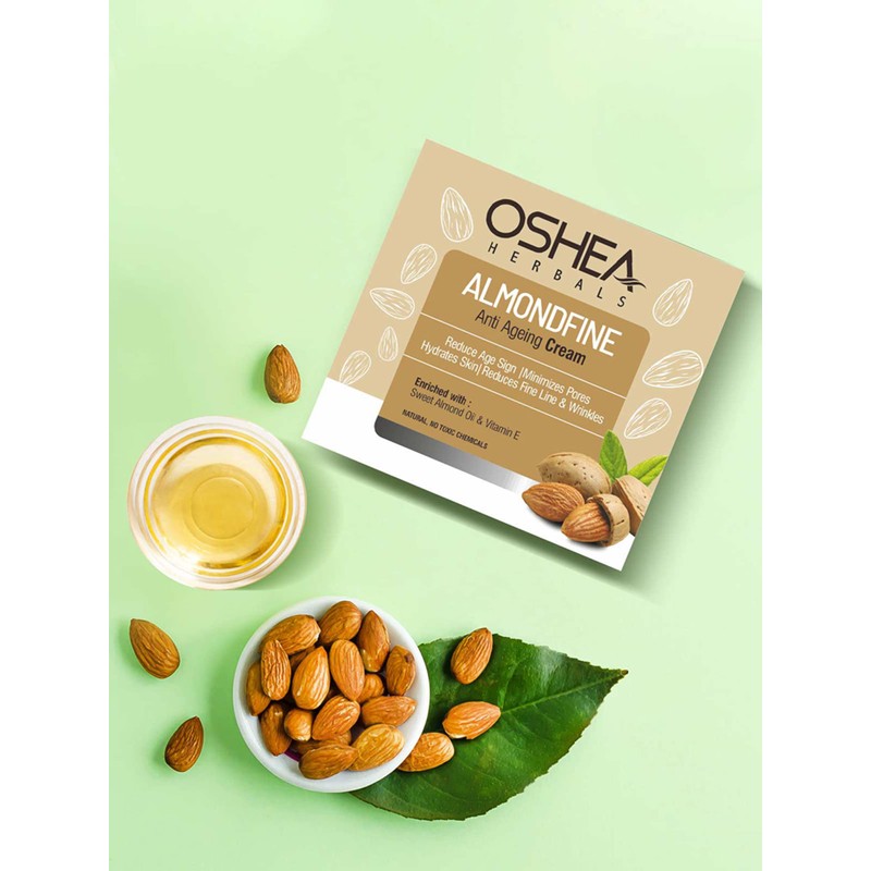OSHEA HERBALS ALMONDFINE ANTI AGEING CREAM 50 GM