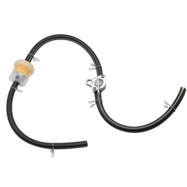 Gonfren Gas Fuel Oil Filter Clamps Kits, Fuel Hose Inline Fuel Shut Off Valve Petcock Petcock Petrol Switch for ATV Go Karts Motorcycle Dirt Bike Mini bike 50cc 70cc 110cc 125cc 150cc 250cc