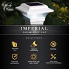 Classy Caps SL082W Imperial Solar Post Cap, 2.5" x 2.5",