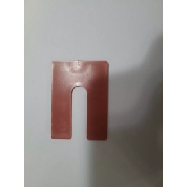 C.R. Laurence cr laurence 3" x 4" x 1/8" Horseshoe Shims (Pack of 60) Red