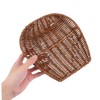 BIUDECO Handwoven Rattan Look Basket Multi-purpose Bread Fruit Basket Tabletop