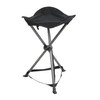 PORTAL Folding Tripod Camping Stool, Black