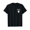 F-4 Phantom II Military Fighter Jet Aircraft Design T-Shirt