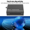 Fiber Transceiver 100M SFP to RJ45 Multifunctional Compatibility Optical Media