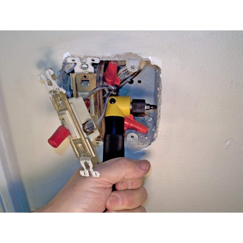 Tight Fit Tools Right Angle Drill Attachment - 90-Degree Bit