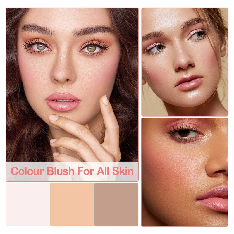 2Pcs TLM Blush Colour Changing, All Day Flawless Color Changing