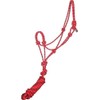 Gatsby Two-Tone Cowboy Halter w/Lead Red/Black