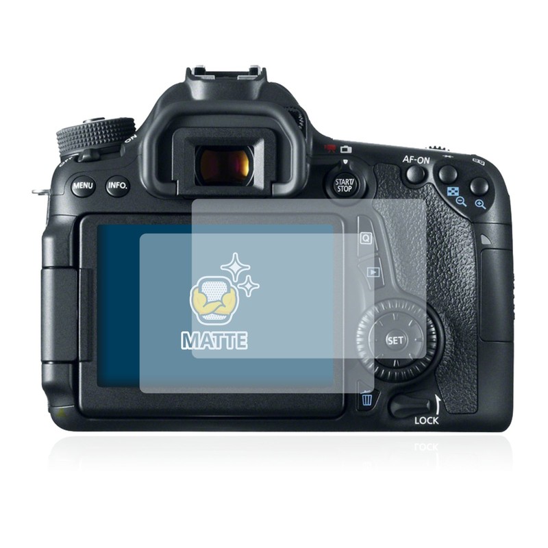 brotect Screen Protector Anti-Glare compatible with Canon EOS 70D (2