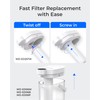 Waterdrop WD-EWFR Replacement Filters for Waterdrop Rechargeable Dispenser WD-ED25TW, Reduce