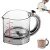 4-in-1 Adjustable Measuring Cup, Multi-Functional Kitchen Tool with Push-Button, with