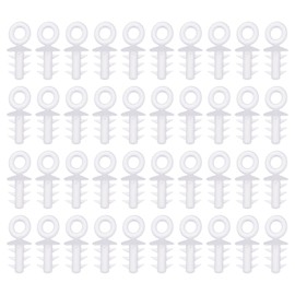 Yardwe 200pcs Foam Christmas Foam Ornament Large Ornaments Small Christmas Balls Tree Balls DIY Caps Christmas Ornament Hooks Clear Christmas Ornaments Plastic