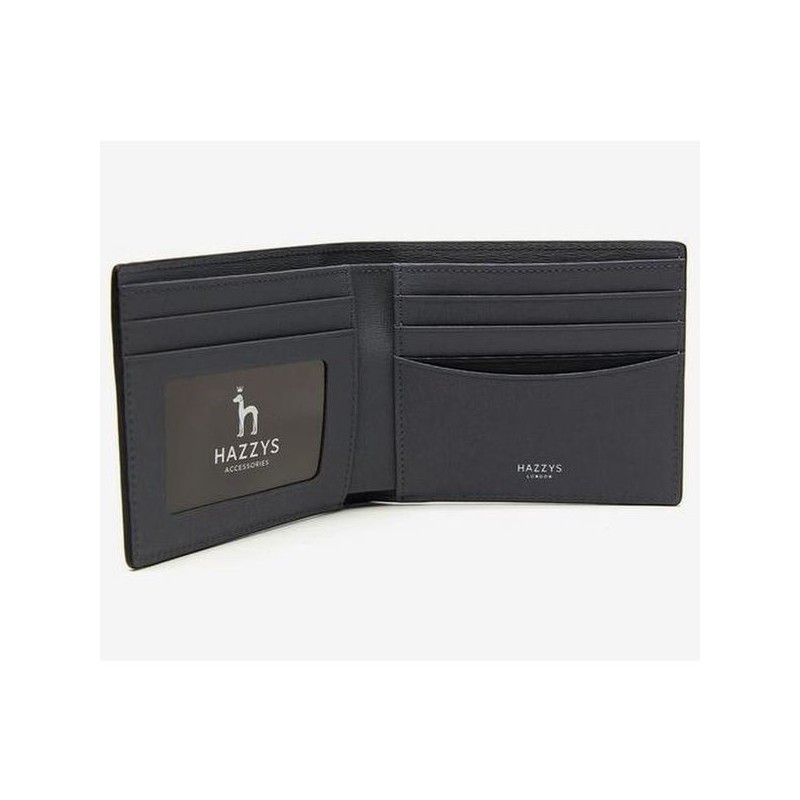 Hazzys (신세계센텀점)HAZZYS ACC 블랙 퍼피로고 배색포인트 반지갑 HJWA4E330BK (Shinsegae Centum