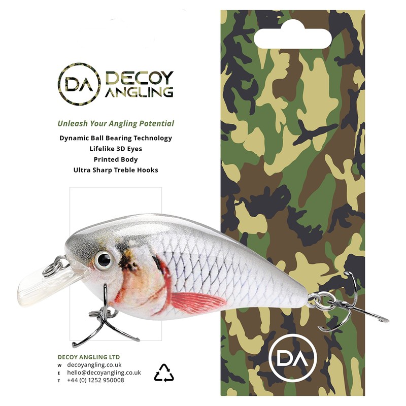 Floating Crankbait Lures Lifelike Artificial - Medium Roach Crankbait -