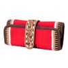 American Darling Jewelry Case Hand Tooled Saddle Blanket Genuine Leather