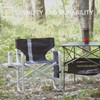 GSSDEE Oversized Camping Directors Chair, Portable Aluminum Camping Chairs, Padded