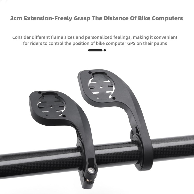 SUKOUSRAM Out Front Bike Handlebar Mount Compatible with Garmi n