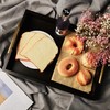 JJSQYLAN Wooden Serving Tray with Handles Rectangle Breakfast Tray for